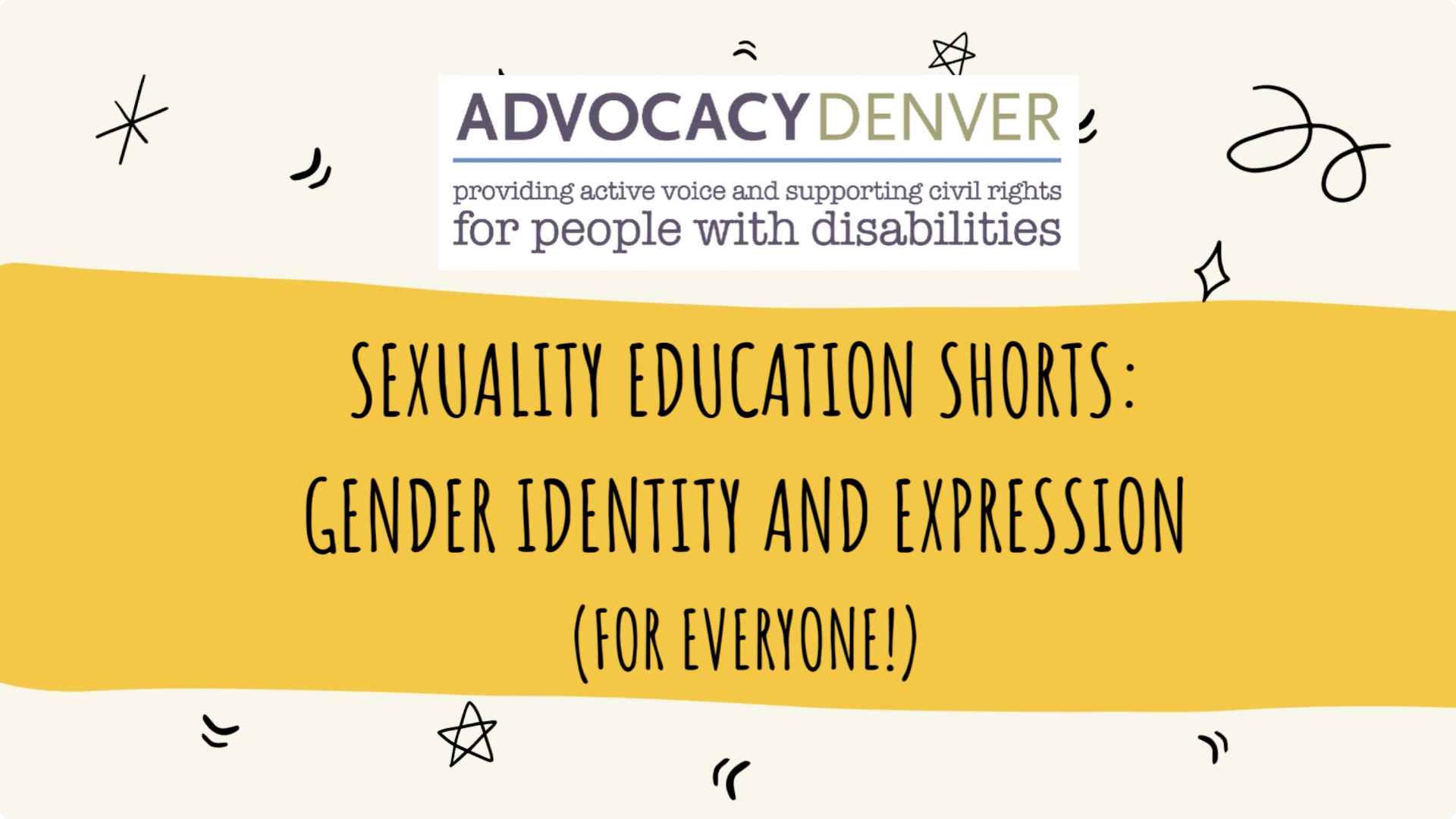 Sexuality Education Shorts Gender Identity And Expression Advocacydenver